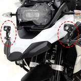 1/2pcs Car & Motorcycle Headlight Clip Bracket Kit, Universal for Truck, Car, ATV, Motorcycle LED Work Light Pole Installation