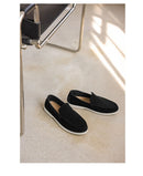 Men Flat Loafers 2025 Frosted Suede Flat Shoes Comfortable Non Slip Fashion Loafers Lightweight Trendy Outdoor Casual Shoes