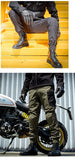 SFK New Black Motorcycle Pants Riding Men Equipment Summer Breathable Trousers With CE Protection Armor Wearing Gears Accessories