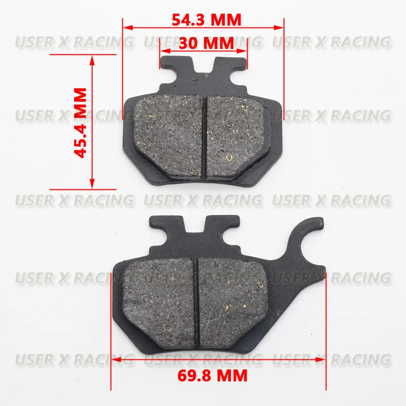 USER-X Universal Motorcycle Disc Brake Pad Front Rear Disc Brake Pads Block Shoes Scooter VICTORIA Blade RG125 Honda 145