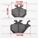 USER-X Universal Motorcycle Disc Brake Pad Front Rear Disc Brake Pads Block Shoes Scooter VICTORIA Blade RG125 Honda 145