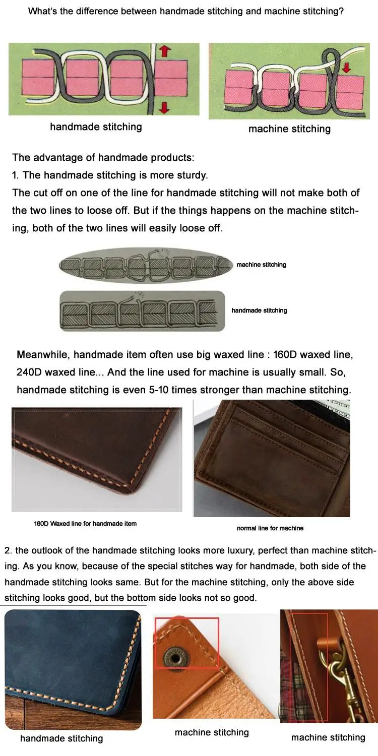 Luxury Handmade 100% Genuine Leather Men Wallet Purse Short Money Clip with Coin Pocket Male Money Bag Multi-Card Wallet Vintage