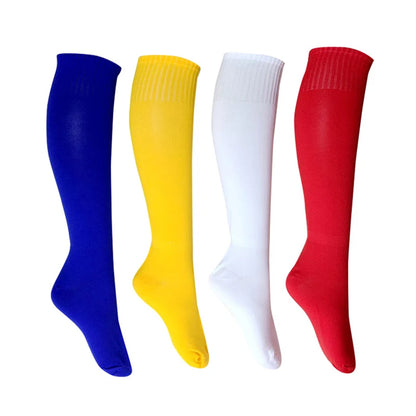1 Pair Outdoor Sports Soccer Socks Men Women Rugby Breathable Football Socks Knee Volleyball Baseball Hockey Adult Long Socks