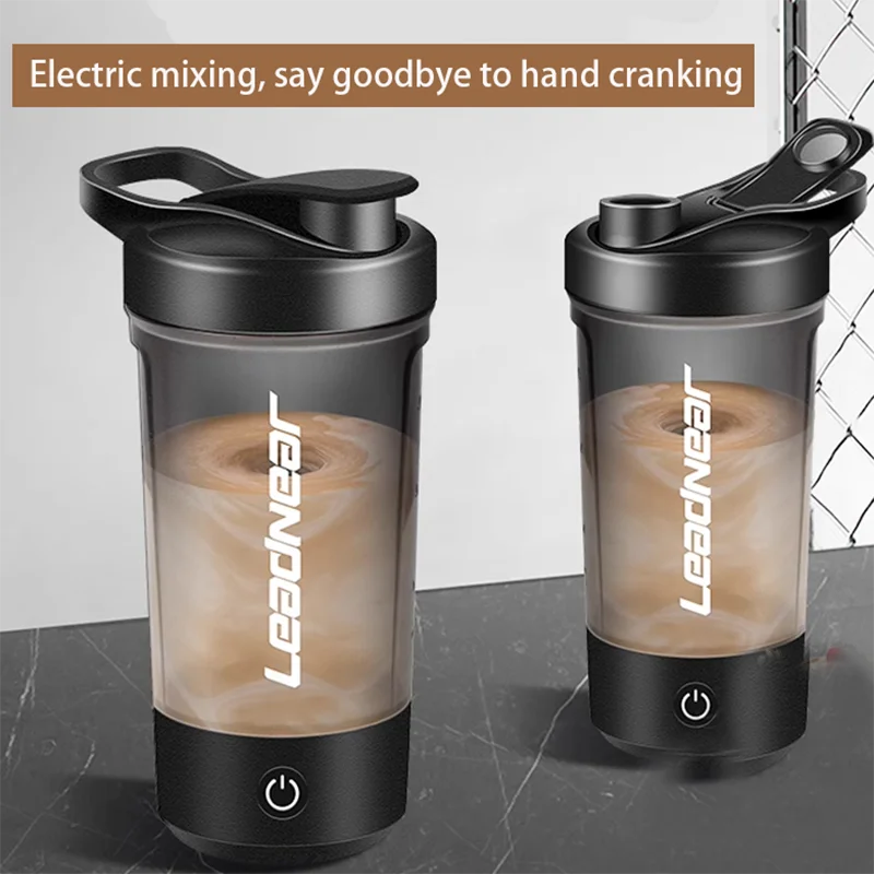 New Self-Stirring Shaker Cup Automatic Stirring Cup for Protein Shakes and Meal Usb Rechargeable Shaker Portable Mixing Cups