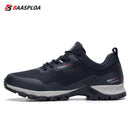 Baasploa Men's Anti-Skid and Wear-Resistant Hiking Travel Shoes Fashion Waterproof Outdoor Sneaker Comfortable Male Sport Shoes