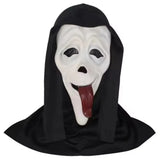 Máscara de Terror para Cosplay de Halloween (Grito), Máscara de Esqueleto Respirável para Festas de Terror e Role-Playing de Halloween