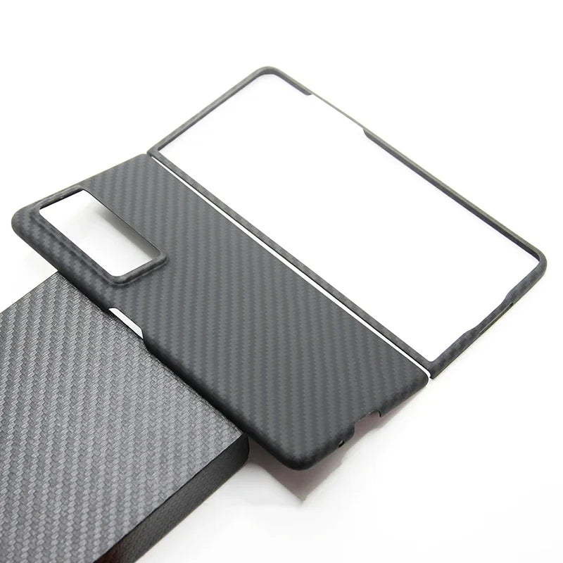 Asdipsa Genuine Aramid Carbon Fiber Case For HONOR Magic V2 VS2 MagicV2 Matte Ultra Light Thin Hard Cover Anti-drop Armor Shell