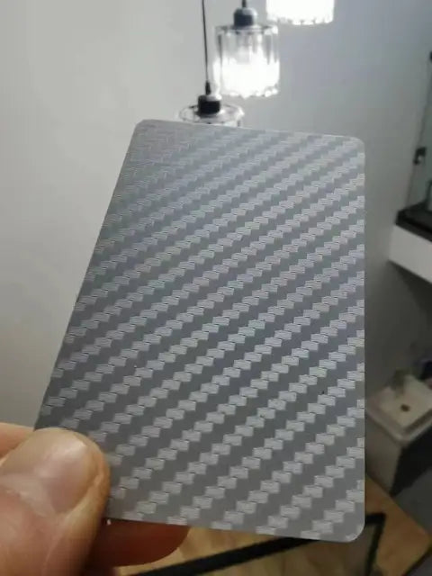 NFC Carbon Fiber Smart Card, NFC Business Card, Leitura rápida Ntag 215, Cartão NFC em branco, Cartão de visita digital, Partilha social, 1 peça