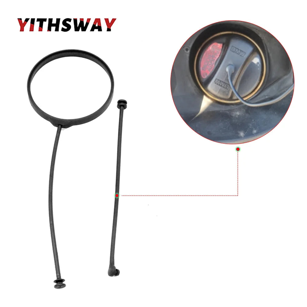 Fuel Tank Gas Cap Cable Rope Ring for BMW MINI Cooper R55 R56 R60 E36 E39 E60 E90 E92 F01 F02 E65 E66 F01 E83 X3 X5 16117222391