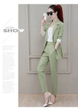 Conjunto de traje de tres piezas para mujer, elegante y a la moda, para primavera y otoño, ropa profesional de verano, novedad