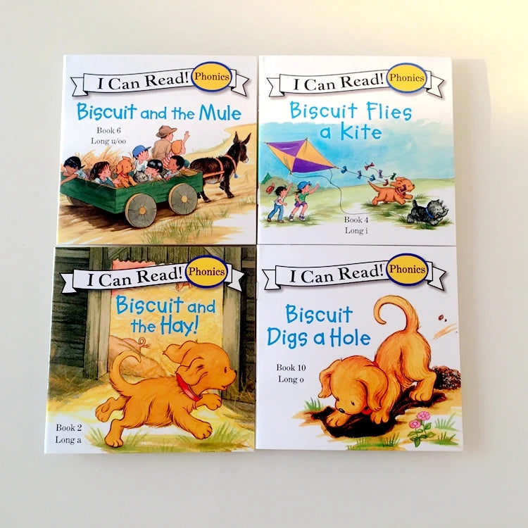 I Can Read Phonics 12 Books/Set My Very First Picture Books English Story Pocket Book for Children Kids Baby Montessori Reading