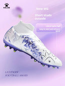 Kelme Football Shoes Men's High Top Professional Tf Broken Nail Adult Training Shoes Mg Football Shoes Short Nail Football Boots