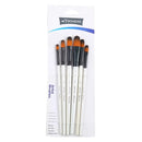 6pcs/set Artist Paint Brushes Two-tone Nylon Tips Artist Paint Brush For Acrylic Oil Watercolor Acrylic Paint Body Face Rock Art