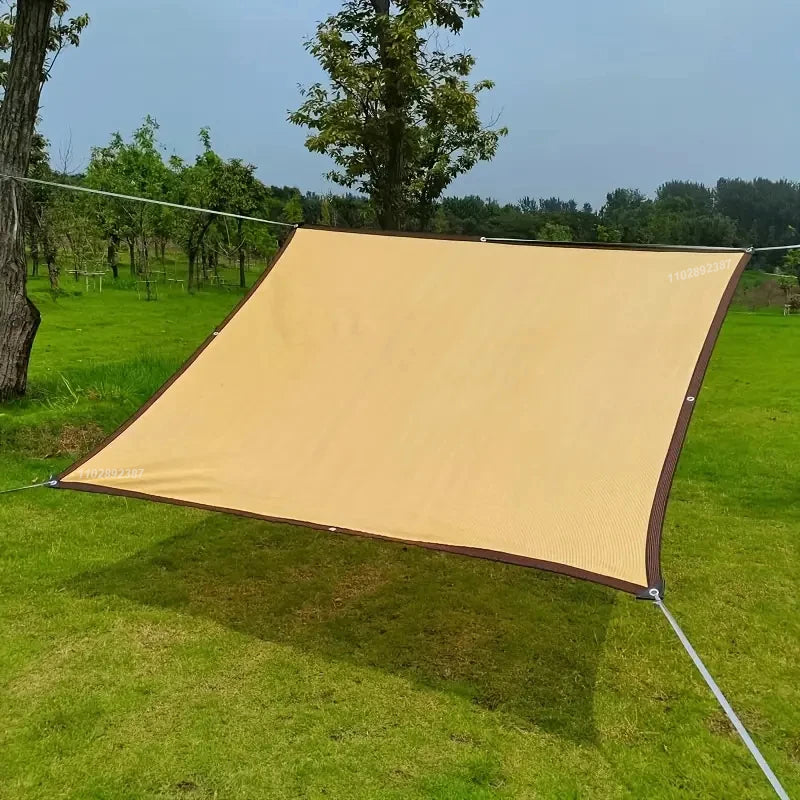 85% Shading HDPE Beige Sunshade Net Garden Plant Shed Shading Sail UV Protection Outdoor Pergola Sun Cover Swimming Pool Awning
