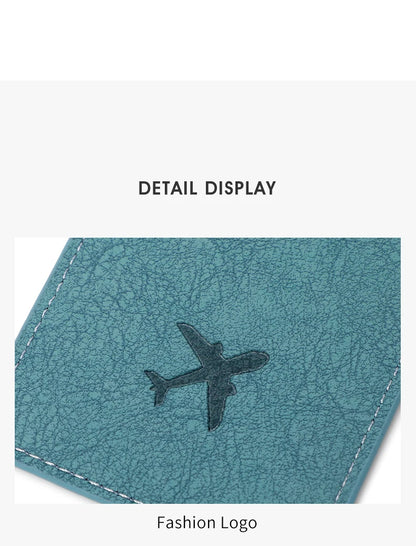Fashionable new PU luggage tag, boarding pass for overseas travel, luggage tag, anti-loss name card, luggage tag