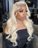 30 40 Inches Body Wave 613 Honey Blonde Lace Wig HD Transparent 13x4 Lace Front Human Hair Wigs Colored 13x6 Lace Frontal Wigs