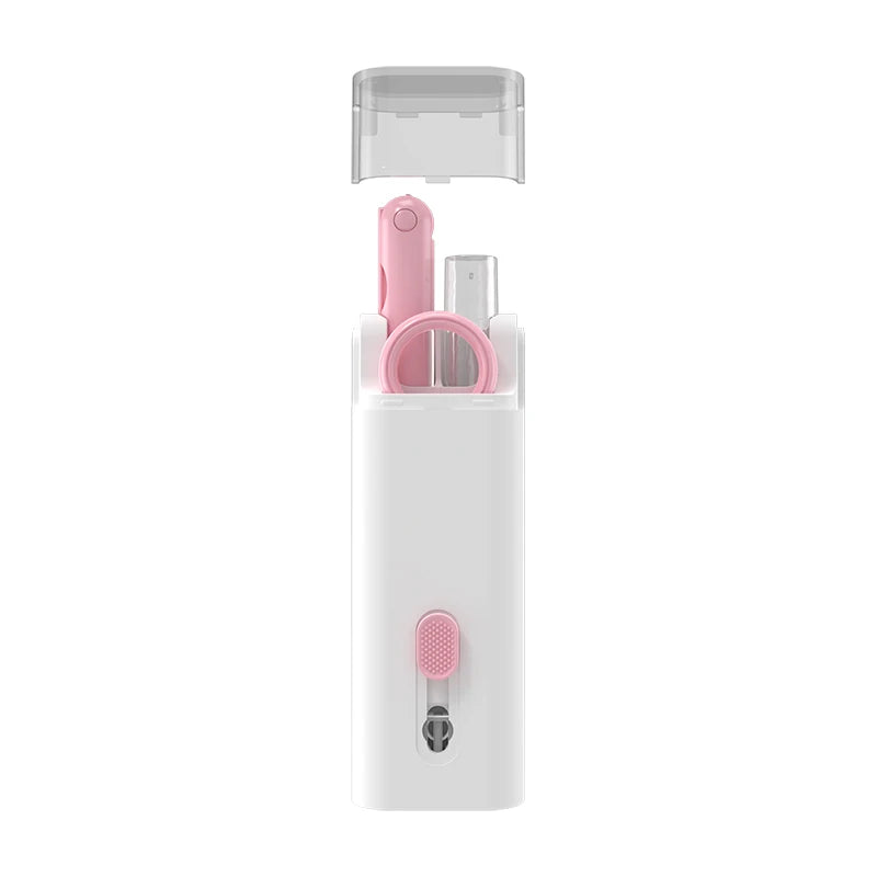 Kits de Limpeza 7-em 1 para Teclado e Fones de Ouvido, Limpador de Caneta, Laptop, Limpeza de Tela, Fones de Ouvido Bluetooth