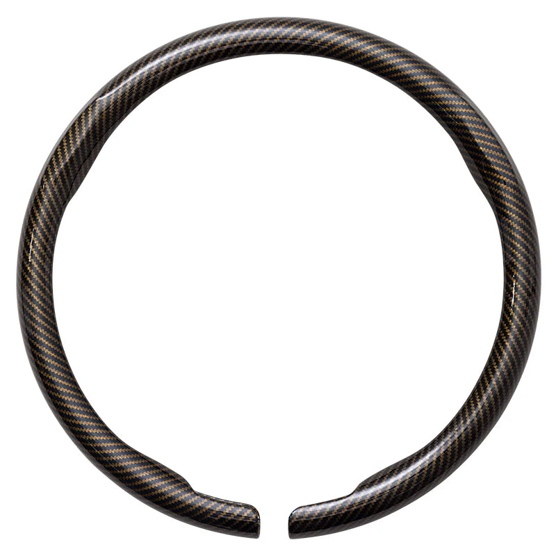 Steering Size 36-38cm Universal Non-slip D-shaped Round Breathable Car Steering Wheel Cover Protector Suitable Auto Accessories