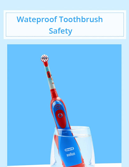 Cepillo de dientes eléctrico Oral-B Kids con cerdas suaves y cabezal reemplazable con temporizador de 2 minutos para niños mayores de 5 años.