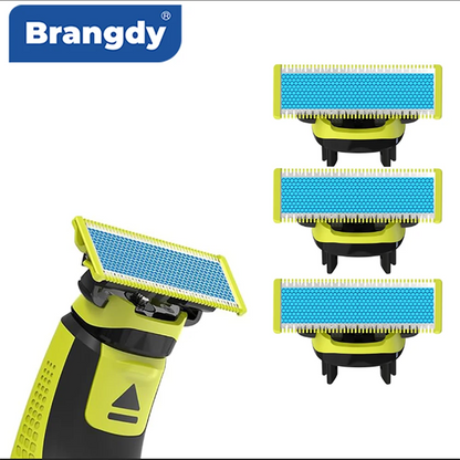 Brangdy Shaver Replacement Kit for Philips One Blade QP2520 QP2630 QP2724 QP6510 QP6520 QP6530 Electric Trimme Replacement Blade