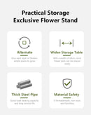 Estante de almacenamiento para plantas y flores, de 4, 5 y 6 niveles, organizador de almacenamiento para jardín interior y balcón.