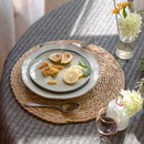 Pot Mats Handwoven Rattan Placemats Round Heat Insulation Mats Natural Woven Table Mats For Dining Home Wedding Decor