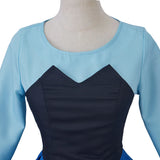 Adult Anime Mermaid Ariel Princess Cosplay Costumes Long Sleeved Waist Princess Gown Dress Girls Stage Performance Party Costume