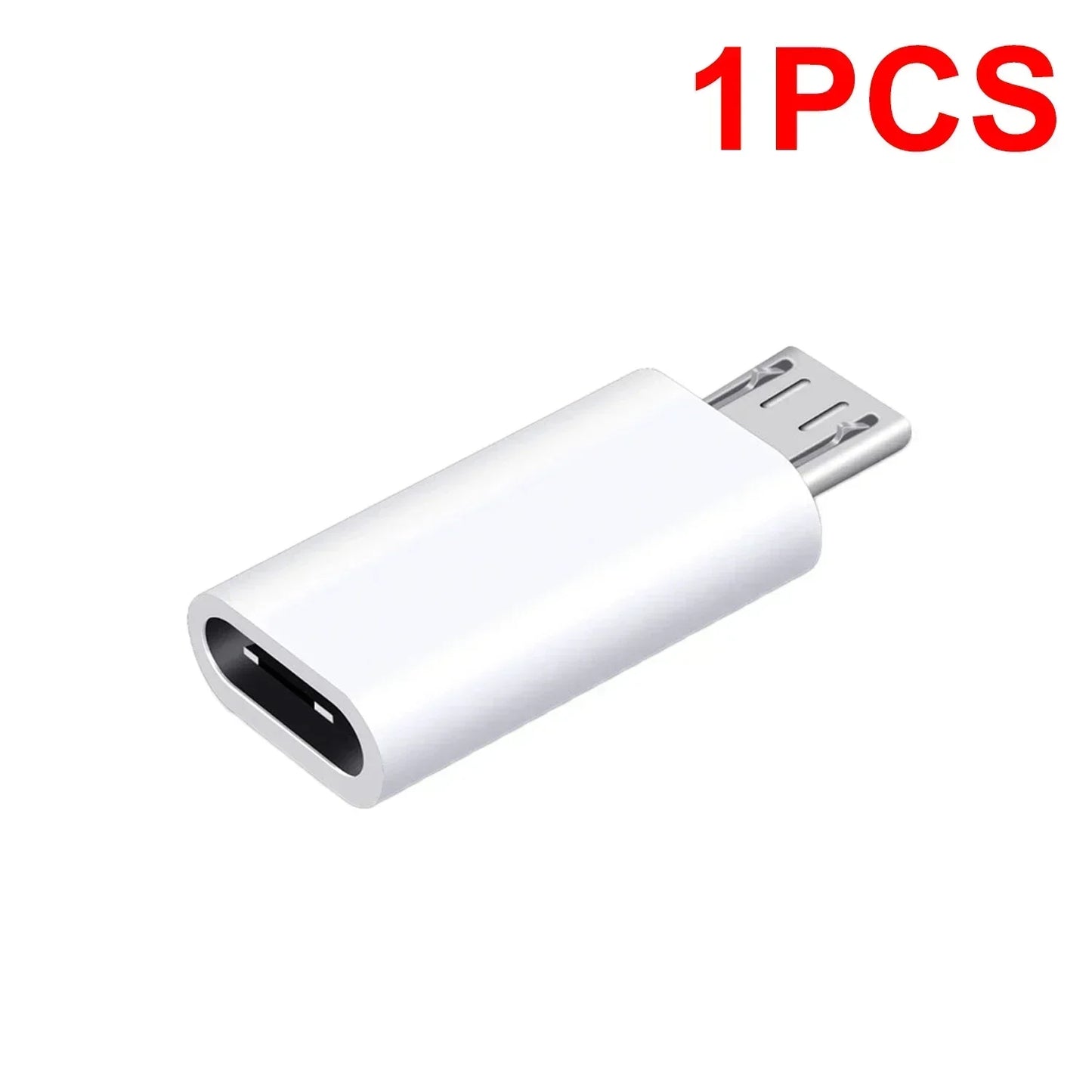 10-1Pcs Micro USB Female To Type C Male Adapter OTG Converter Micro-B To USB-C Connector Phone Charger Cable Adapter For Samsung