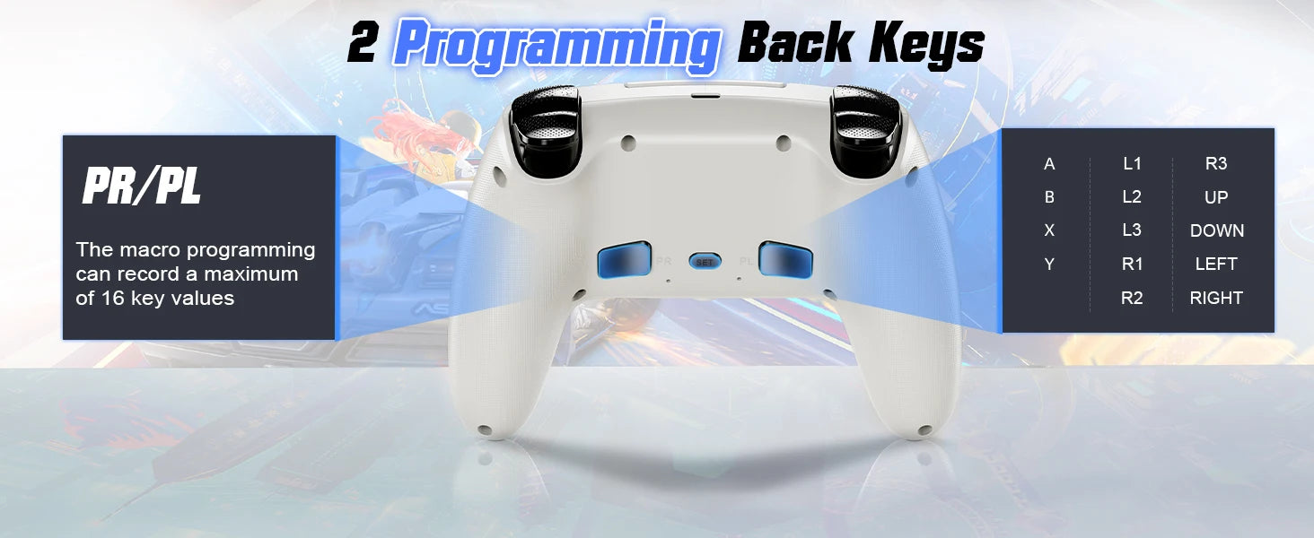 Gamepad For Playstation 5 Wireless Controller PS5 Console Gaming Controller With Turbo Dual Sense Vibrate Programming