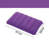Foldable Pillows Square Air Cushion, Outdoor, Camping, Sleeping, Travel, Backrest, Airplane, Head Rest, Large, Foldable, 47x30cm 