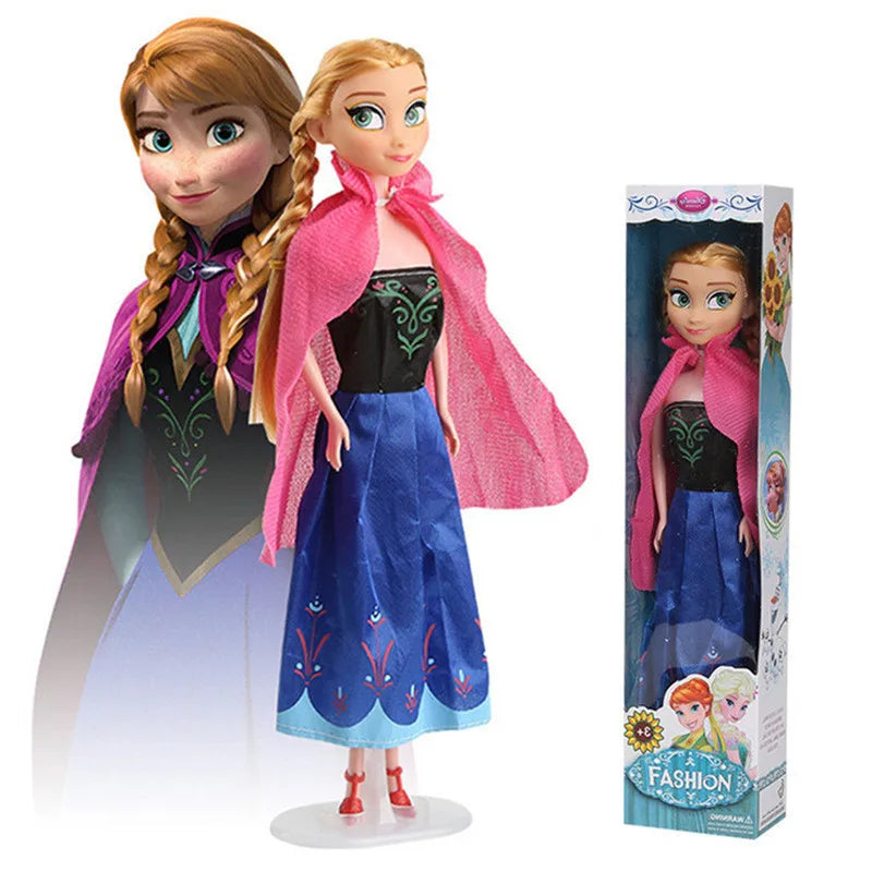 8 Styles Disney Frozen 2 Doll Girls Toys Princess Anna And Elsa Figure Dolls Movable Joints Children Christmas Gift 30cm