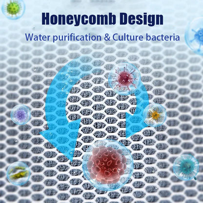 Esponja filtrante para acuario de 12 capas, 12D, biomedio, sin pegamento, de alta densidad, para estanque, filtro externo, algodón, accesorios para skimmer.