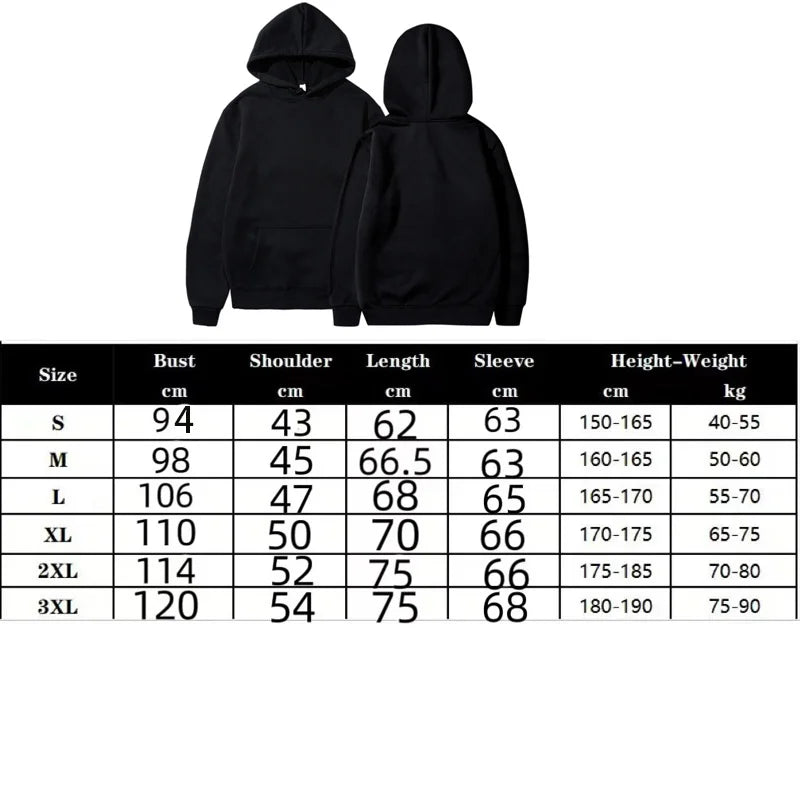 Autumn New Men's Sportswear Hoodies Sweatshirts Hip Hop Funny Printed Plus Fleece Elastic Pullover Fashion Hoody
