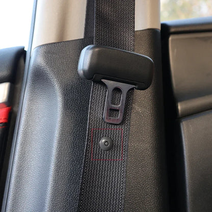 Cinto de segurança do carro rolha fivela clipe de cinto de segurança do automóvel espaçamento limite parar fivela clipe retentor cinto de segurança botão antiderrapante