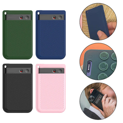 Estuche de silicona portátil con dispositivo de grabación inteligente con IA para PLAUD Note, grabadora de voz con IA, absorbente, para teléfono móvil, nuevo