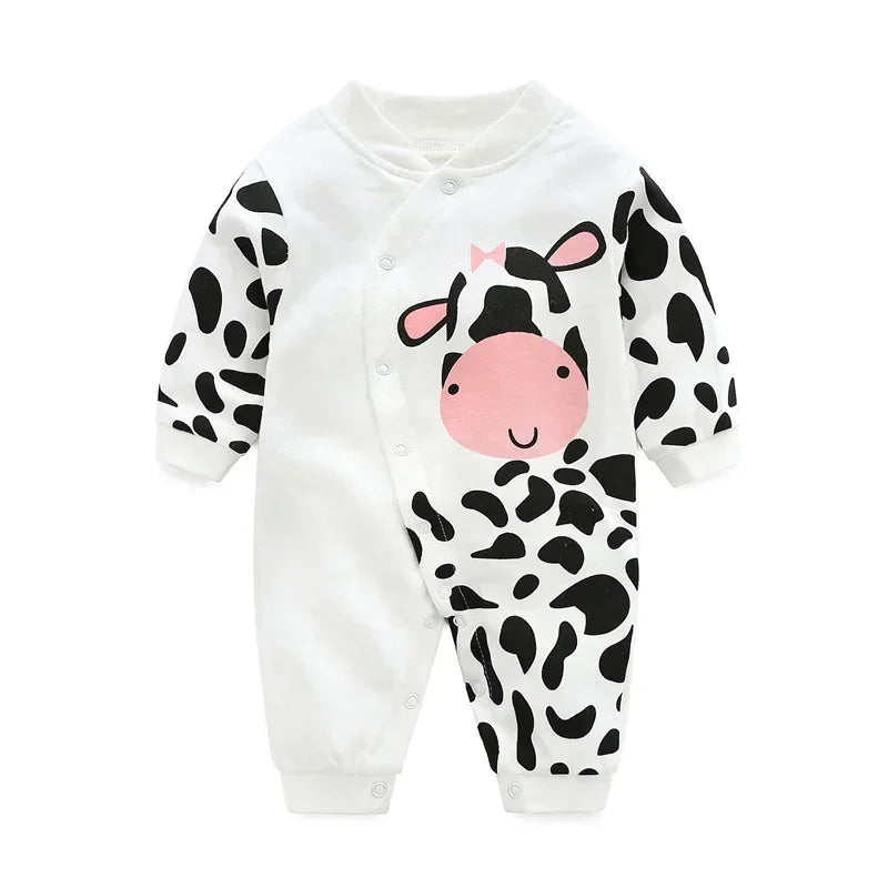 Ropa de bebé primavera 2024, ropa de algodón para niñas de 0 a 12 meses, monos de otoño para recién nacidos, monos cómodos para bebés, mamelucos para bebés niños