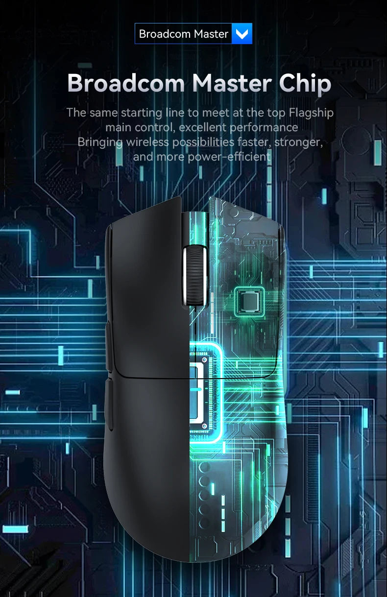 Attack Shark X11 Wireless Mouse Paw3311 22000DPI Buletooth Three Mode Rgb Charging Dock Lightweight Game E-Sports Mouse Laptop