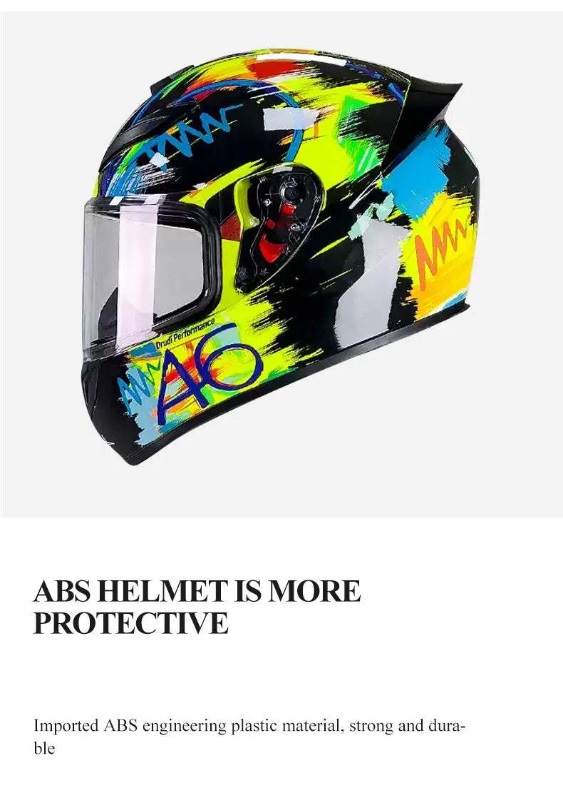Full Face Helmet Motocross Helmet Breathable Helmet Wear-Resistant Helmet For Motorcycle Anti-Fall Motorcycle Helmets Supplies