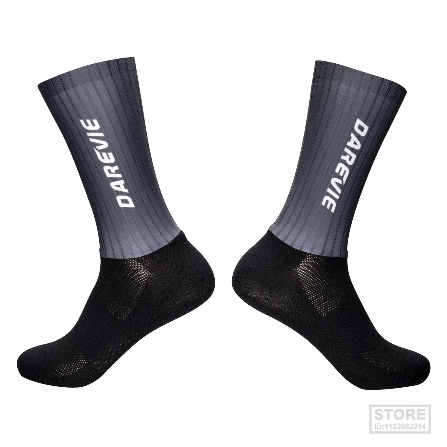 High DAREVIE Cycling Socks Aero Speed Sock Pro Sports For Men Anti-slip Breathable Athletic Moisture Control