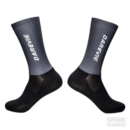High DAREVIE Cycling Socks Aero Speed Sock Pro Sports For Men Anti-slip Breathable Athletic Moisture Control