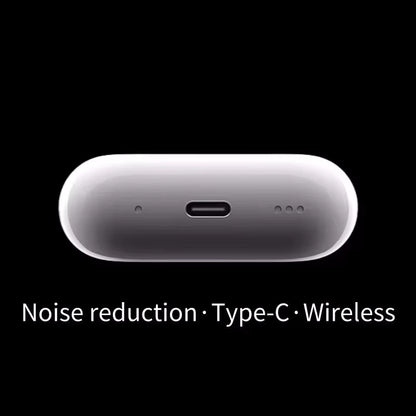 2025 NEW IOS18 ANC Pro 2 Wireless Bluetooth Earbuds Active Noise Cancellation Gaming Handfree Headset Earphone USB-C Type Cable