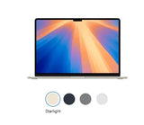 2024 MacBook AIR M3 15 Inch 8-core CPU 10-core GPU 256G/512G/1T/2T/4T SSD 16G/32G/64G RAM Notebooks Laptop.