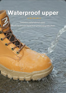 Steel Toe Shoes for Men Women Lightweight Anti-smash Steel Toe Sneakers Indestructible Work Boots Construction Safety Shoes