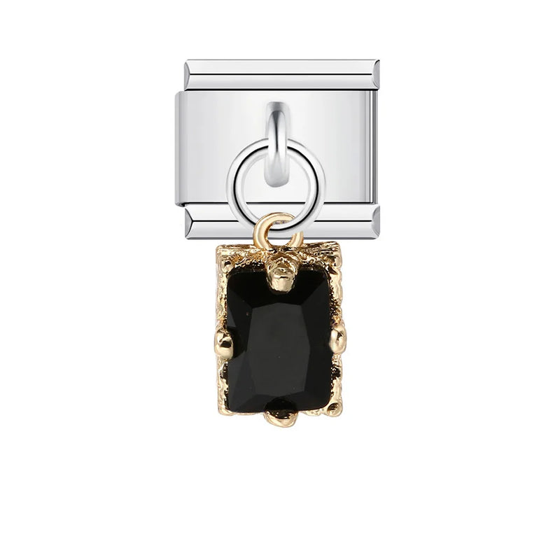 URING New Italian Charm Bracelet Pendant Series Shell Imitation Pearl Heart Personalized Assembly Chain Y2k DIY Making Jewelry