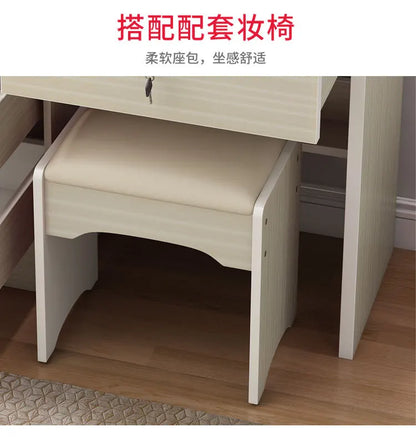 Dressing Table Small Apartment Dresser Modern Makeup Mirror Storage Cabinet 옷장