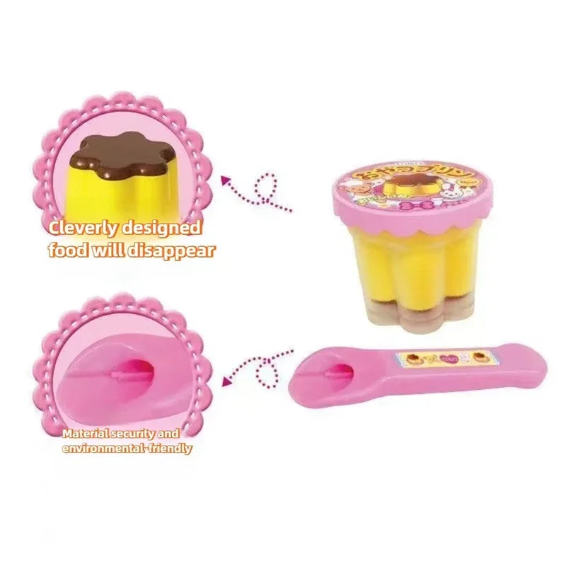 Food Feeding Pudding Feeding Simulation Role Play Strawberry Pudding Pretend Play Japanese Play Creative Kids Gift