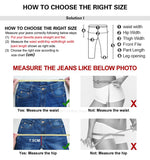 2024 Brand Thin or Thick Material Men's Elastic Cotton Jeans Fashion Gray Comfortable Denim Business Casual High Waist Pants