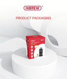 HiBREW Milk Frother Frothing Foamer Chocolate Mixer Cold/Hot Latte Cappuccino Fully Automatic Milk Warmer Cool Touch M1A