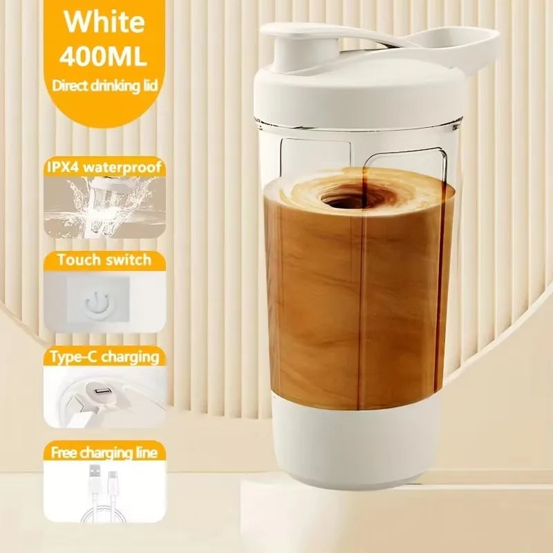 New Self-Stirring Shaker Cup Automatic Stirring Cup for Protein Shakes and Meal Usb Rechargeable Shaker Portable Mixing Cups