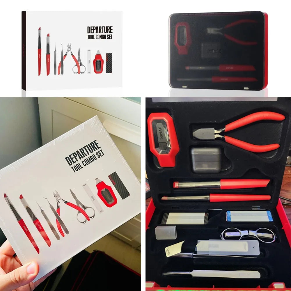 DSPIAE TC-S01 Departuretool Combo Multifunctional Model Tool SET Gundam Assembly Handmade Scissors Sandpaper Tweezers Beginner
